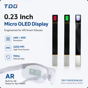 0.23 Inch 5000 Nits Full Color Micro OLED Display 640×400 MIPI 90Hz for Near Eye Waveguide AR Glasses CE FCC RoHS