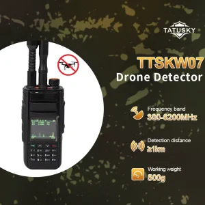 1-3KM Handheld UAV Detection 300Mhz-6200MHz and Positioning Equipment FPV Detector Drone Detector