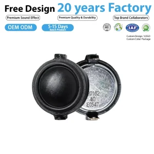 1 Inch 4 10W Hi Fi Tweeter Speaker Metal Plastic Construction 85dB Sensitivity 20KHz Frequency Range Compatible Smart BT Audio