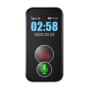1-Year Waterproof GPS Tracker Locator for Elderly Smart Alarm 4G Network GSM GPRS Positioning Compatible PC Android/iOS Apps