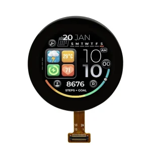 1.04″ 600nits QSPI Round AMOLED 340×340 Full Colors OLED Display AMOLED Smart Watch Circular AMOLED Displays