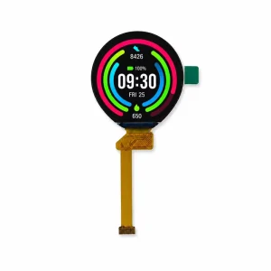 1.39 Inch Round TFT LCD Display Module 360×360 Resolution GC9B71 Driver QSPI Interface Full Color for Smart Watch