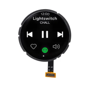 1.43″ 466×466 Resolution 500nits QSPI B2B Smart Watch Circular AMOLED Display with Touch and Cover Glass