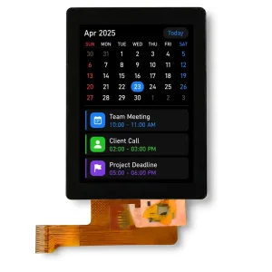 1.77 Inch TFT LCD Screen Module 128×160 Compact Display With 28.03×35.04mm Active Area for IoT Controller Project Solution