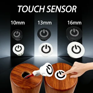 10 13 16mm Dimmable Touch Sensor Button Smart Home Switch Controller for DC5V 12V 24V Closet Corridor LED Strip Light Switch