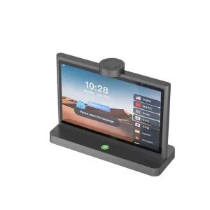 10″ Android 4G WiFi AI Desktop Translator Machine Two-Way Instant Voice Interpreter Smart Business Counter Translation Terminal