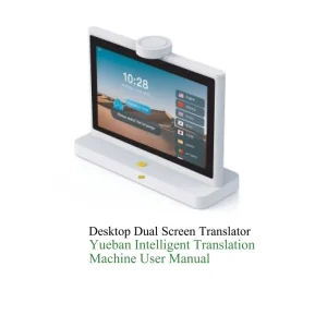 10 Inch Dual-Screen Smart Voice Translator Multi-Language Portable Translation Device