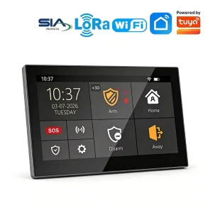 10 Inch Tuya Smart WiFi 4G Security Alarm System Panel Built-in Siren 433 Door Motion Sensor 100dB Remote Control
