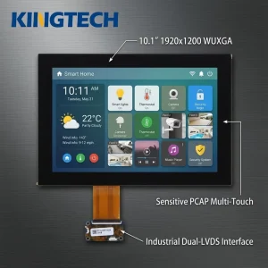 10.1 Inch 1920×1200 Dual LVDS High Brightness Screen for Smart Home Control Panel 10.1” IPS Touch LCD Display Module