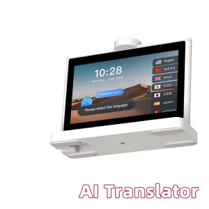 10.1 Inch AI Voice Translator Dual Screen IPS Display Android OS 4G WiFi 26 Languages Face-to-Face Translation Machine