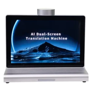 10.1 Inch Dual Screen AI Voice Translator Device Desktop Touch Screen Multi-Language Real-Time Interpretation for Business Travel