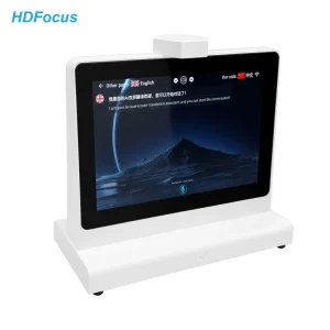 10.1 Inch Face to Face AI Dual Screen Translator Device with AB Mic Voice Separation and 80 Languages for Reception Desk