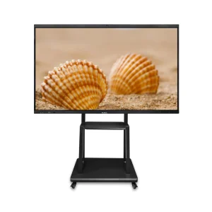 100 inch smart whiteboard trolley stand windows system classroom use led display infrared touch screen with temper glass