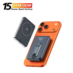 Custom Logo Hot-Selling Mini Ultra-Thin 10,000mAh 15W/20W Magnetic Wireless Charging Type-C Power Bank