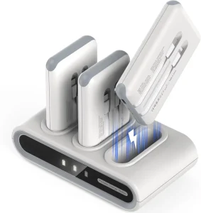 10000mAh 15W Portable Charger Station Multi Port USB C Charging Dock Universal Socket For Power Bank Devices Indoor Outdoor Use