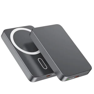 10000mAh Magnetic Wireless Power Bank 20W PD USB-C Ultra-Thin Aluminum Alloy Fast Charger Compatible with iPhone 12–16 Series