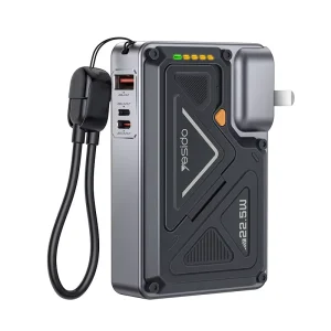 10000mAh 22.5W Fast Charging AC+DC Dual mode Wireless Charging Power Bank With Phone Holder YP89