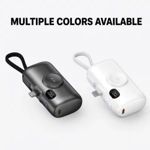 10000mAh Mini Power Bank Magnetic Wireless Charger for iWatch with Foldable Stand, PD Fast Charging, Portable, Customizable Logo, Corporate Gift