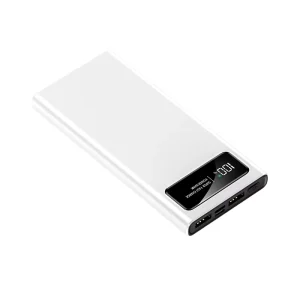 10000mAh Ultra Slim Portable Power Bank 22.5W PD Fast Charging Dual USB Type C LED Display Li Polymer Battery Pack for Phone