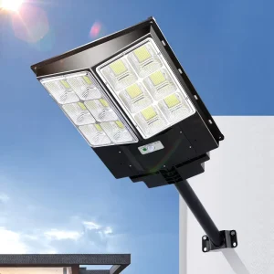 1000W ABS Plastic LED Lighting Controller Outdoor IP65 Waterproof Solar Street Light with Motion Sensor for Road