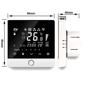 100~240V WiFi Smart Thermostat Temperature Controller for Fancoul FCU Air Conditioning Works With Tuya Fan Coil Thermostat