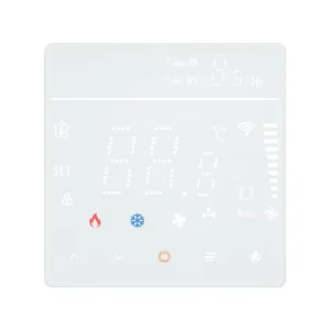 100~240V WiFi Smart Thermostat of 3Fan Speed Temperature Controller Thermostat for FCU Air Conditioning Fan Coil Thermostat