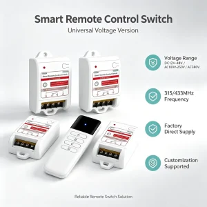 100V-250V Universal Working Voltage Widely Compatible with Most Power Equipment Lights Water Pumps Motors Access Control Systems