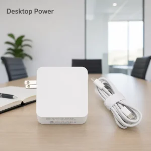 100W Desktop GaN Charger Fast Power Adapter Fixed International Plugs Single Port High Speed Charging