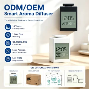 100ml Smart Aroma Diffuser Plug-in Fragrance Oil Machine for Home Hotel Car Portable air Freshener