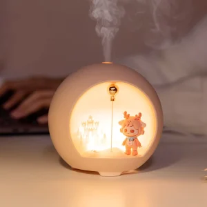 100ml Unique Cute Cartoon lion Electric Ultrasonic Mini air Usb Humidifier Aroma Diffuser