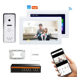 1080P Hd Wifi Ip65 Waterproof Connect APP Customized Touch Screen Intercom Systems for Home Security System Kit