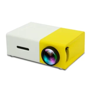1080P Mini Projector, 400 ANSI Lumens Short Throw Portable LED Projector, WiFi 4K Supported for Home Theater Gaming Outdoor