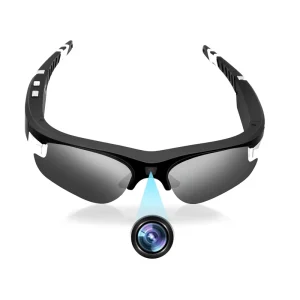 1080P Smart Sunglasses with CMOS Imaging Sensor Hands Free Video & Photo Recording for Sports Action Film Adventure Photography
