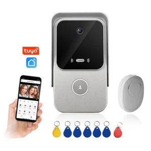 1080P Video Doorbell Camera Video Door Phone System for Villa Smart Home Intercom Door Bell Remote APP Control RFIC Unlock