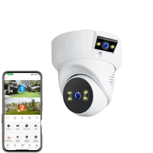 1080p Solar WiFi Camera CMOS IP66 Waterproof Outdoor Security Home 2MP HD Low-Power Battery Two-Way Audio Night Vision
