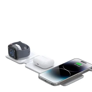 Magnetic Wireless Charging 10W/15W 3-in-1 Wireless Charging Station for USB Phones
