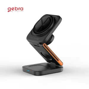 10W 15W PD 3.0 QC4.0 Wireless GaN Tech PC Fireproof Material Desktop Phone & Earbuds Charging Stand