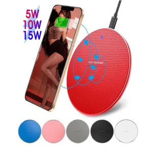 Wholesale Smart 10W/15W Wireless Charger, Electric, Customizable Logo, Universal for Mobile Phones and Laptops, PD/SCP Function, OTP, Camera