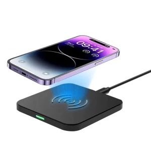 10W Fast Magnetic Wireless Charging Pad With 5V/2A Output For Phones & Earphone Portable Charging Station