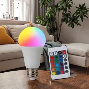 10W RGB+CCT Dimmable A70 LED Smart Wireless Light Bulb, Tuya App, AC85-265V, RGBCW, E27/E26/B22