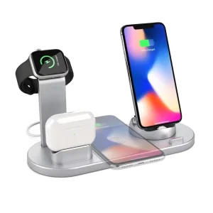 Wholesale 10W Wireless Charger with Stand, Fast Charging, for Phones, Smartwatches, and Earbuds, RoHS/CE/FCC Certified
