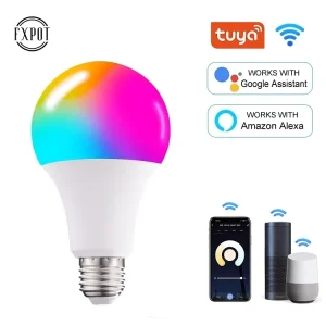 Smart LED Bulb with Unique Design, 10W WiFi LED Bulb, E27/E26/B22, for Use with Home