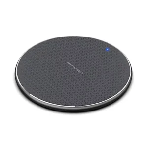 Fast 10W QI-Compatible Wireless Phone Charger, Round Magnetic Charger for Android and iOS, 9V/2A Input, 10W Output Power