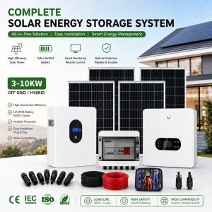 10kW Off-Grid Solar Power System PV Panel Kit with Simple Installation Complete Set