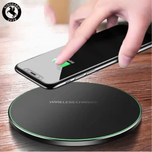 Portable Mini 10W Fast Wireless Phone Charging Pad Desk Accessory