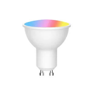 110-240V GU10 Wireless Smart Light Bulb, Remote-Controlled Color RGB, Dimmable, Alexa and Google Compatible