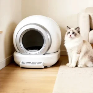 114 Wifi App Control Automatic Self Cleaning Cat Litter Box Robot Camera Health Monitor Smart System Kit
