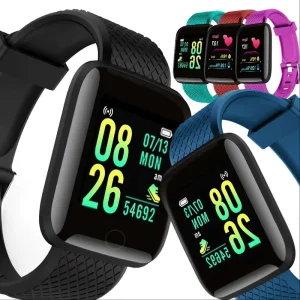116 116S Smart Watch D13 in Stock 116 Plus Sport Fitness Tracker Bracelet Heart Rate Blood Pressure Waterproof Watches