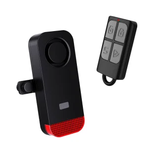 120dB Anti Theft Strobe Alarm System for Bikes EVs Motorcycles ABS Tail Light IP65 Waterproof 1000ft Range Motion Sensor 3*AAA