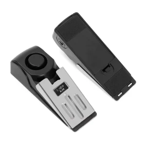120db Anti-theft Door Stop Alarm Portable Door Lock Wireless Home Alarm System Floor Wedge Doorstop for Travel Apartment Home